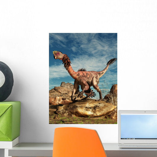 Citipati Rock Arid Landscape Wall Decal