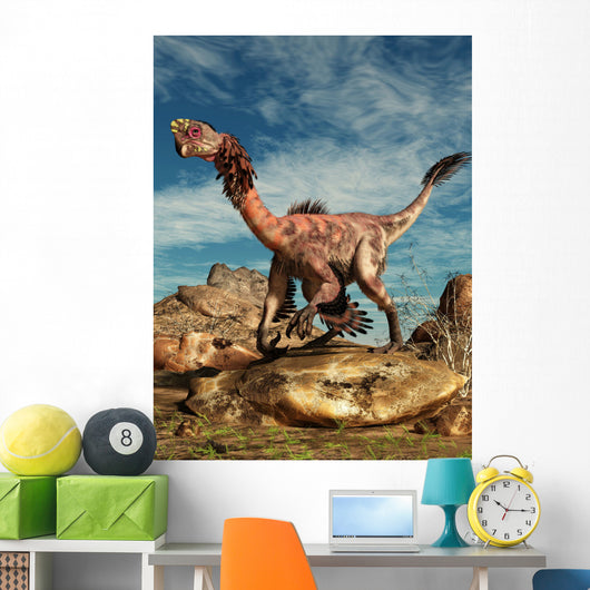 Citipati Rock Arid Landscape Wall Decal