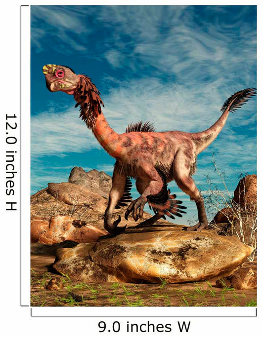 Citipati Rock Arid Landscape Wall Decal