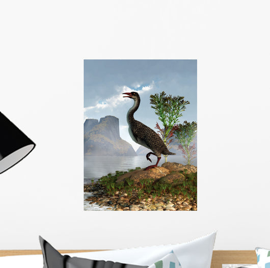 Hesperornis Shore Lake Looking Wall Decal