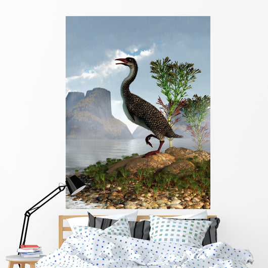 Hesperornis Shore Lake Looking Wall Decal