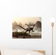 Pair Velociraptors Patrol Shore Wall Decal