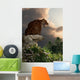 Smilodon Californicus Sits atop Wall Decal