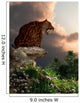 Smilodon Californicus Sits atop Wall Decal
