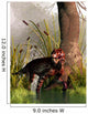 Lycaenops Stalking through Shallow Wall Decal