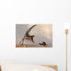 Velociraptor Chasing Rat Sized Wall Decal