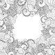 Custom Detailed Floral Coloring Page Decal