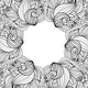 Custom Floral Leaf Coloring Page Decal
