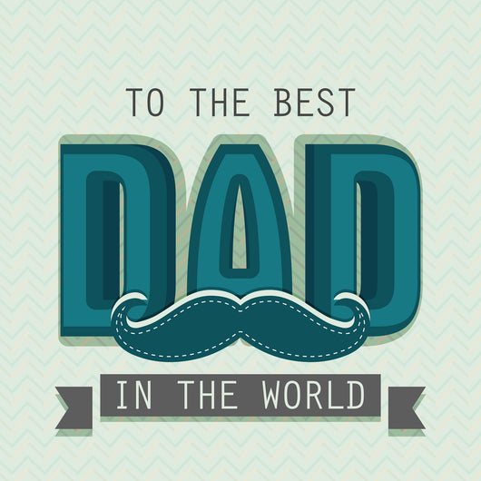Best Dad in the World Wall Mural