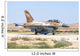Israeli Air Force F-16a Wall Decal Design 5
