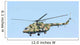 Russian Air Force Mi-171sh Wall Decal