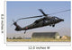 Turkish Jandarma S-70 Black Wall Decal