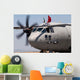 Pilot Waving from Cockpit Wall Decal