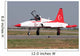 Nf-5a Turkish Stars Aerobatic Wall Decal