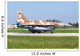 Israeli Air Force F-16d Wall Decal Design 1
