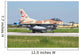 Israeli Air Force F-16c Wall Decal Design 1