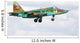 Belarusian Air Force Su-25 Wall Decal