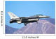 Us Air Force F-16c Wall Decal Design 1