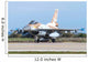 Israel Air Force F-16c Wall Decal Design 2