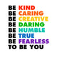 Be Kind Classroom Wall Decal