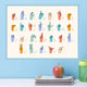 Sign Language Alphabet Classroom Wall Decal