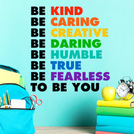 Be Kind Classroom Wall Decal