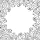 Custom Abstract Floral Coloring Page Decal