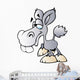 Cartoon Donkey Wall Decal