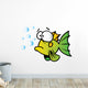 Cartoon Duhfish Wall Decal