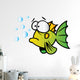 Cartoon Duhfish Wall Decal
