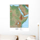 North Western Africa Map Wall Mural