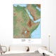 North Western Africa Map Wall Mural