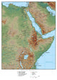 North Western Africa Map Wall Mural
