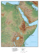 North Western Africa Map Wall Mural