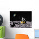 Apollo Surface Moon with Wall Decal Design 2