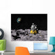 Apollo Surface Moon with Wall Decal Design 2