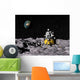 Apollo Surface Moon with Wall Decal Design 2