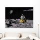 Apollo Surface Moon with Wall Decal Design 1