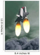 Space Shuttle Taking off Wall Decal