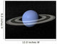 Neptune and Its Rings Wall Decal