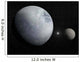 Pluton Its Big Moon Wall Decal
