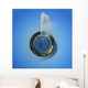 Planet with Water Fountain Wall Decal