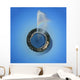 Planet with Water Fountain Wall Decal