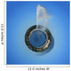 Planet with Water Fountain Wall Decal
