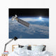 Aqua Satellite Orbiting Earth Wall Decal