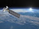 Aqua Satellite Orbiting Earth Wall Decal