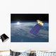 Aura Satellite Orbiting Earth Wall Decal