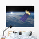 Aura Satellite Orbiting Earth Wall Decal