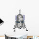 American Lander Spacecraft White Wall Decal