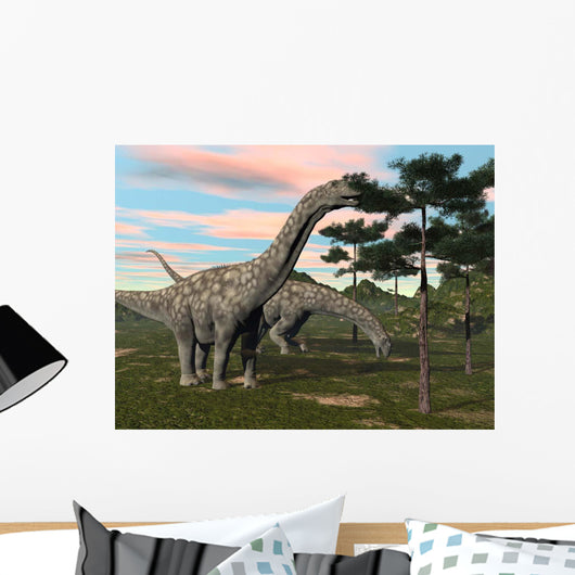 Argentinosaurus Dinosaur Grazing Treetops Wall Decal